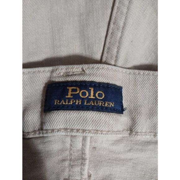 Polo‎ Ralph Lauren Jeans Men's 40 30 Beige Straight Leg - Picture 5 of 8